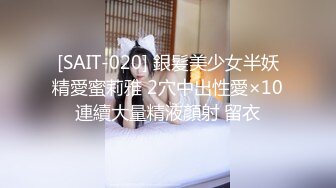 [SAIT-020] 銀髪美少女半妖精愛蜜莉雅 2穴中出性愛×10連續大量精液顏射 留衣