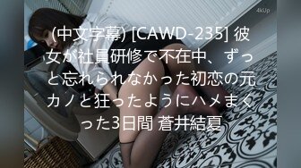 (中文字幕) [CAWD-235] 彼女が社員研修で不在中、ずっと忘れられなかった初恋の元カノと狂ったようにハメまくった3日間 蒼井結夏